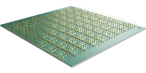Printed circuit board with terminal photo