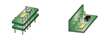 Image of Electrical mechanism parts for connecting boards to each other