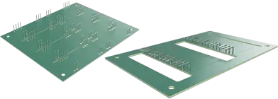 Image of terminal insertion on collective board