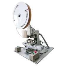 Image of insertion machine for tabletop right angle pin terminals