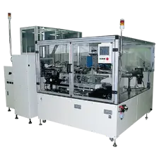 Image of preform chain terminal insertion machine with automatic workpiece loading/unloading device