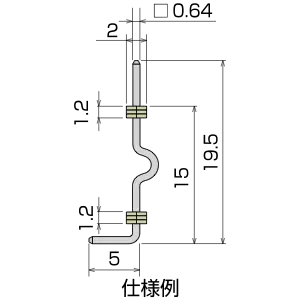 Omega pin type photo