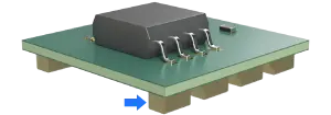 Image of external connection terminals for PCB